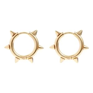 Spiked Earrings – 18K Gold PVD 316L Stainless Steel